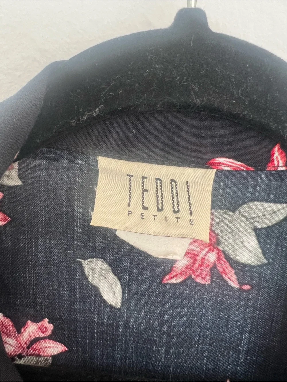 Vintage Teddi Hawaiian Tropical Print Button Down
